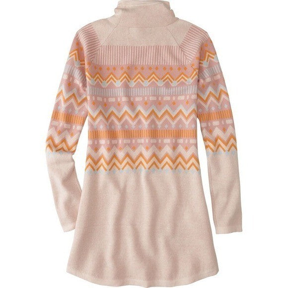 TITLE NINE Barra Tunic Sweater Fair Isle Elderflower Fairisle Mock Neck Medium