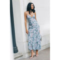 NWT!! Anthropologie FOR LOVE & LEMONS Elea Floral Ruffle Maxi Dress Medium