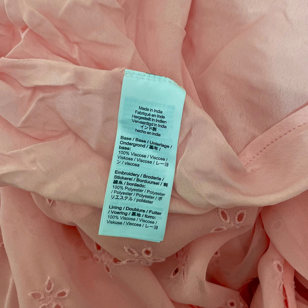 NWT!! J. CREW Collection Eyelet Maxi Slip Dress Blushed Peach Pink Fairy Size 6