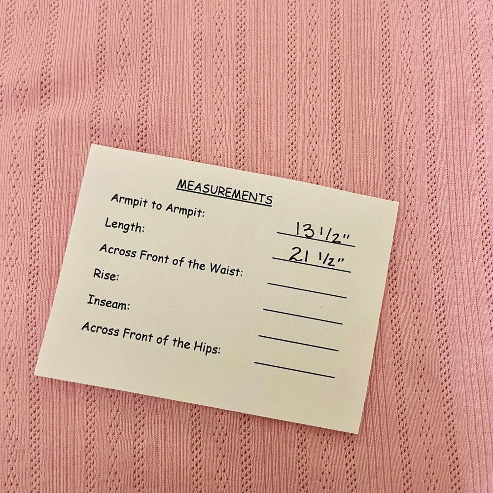 NWT! J. CREW Pointelle Short Sleeve T-Shirt Top Solid Pink Knit XXS XX-Small