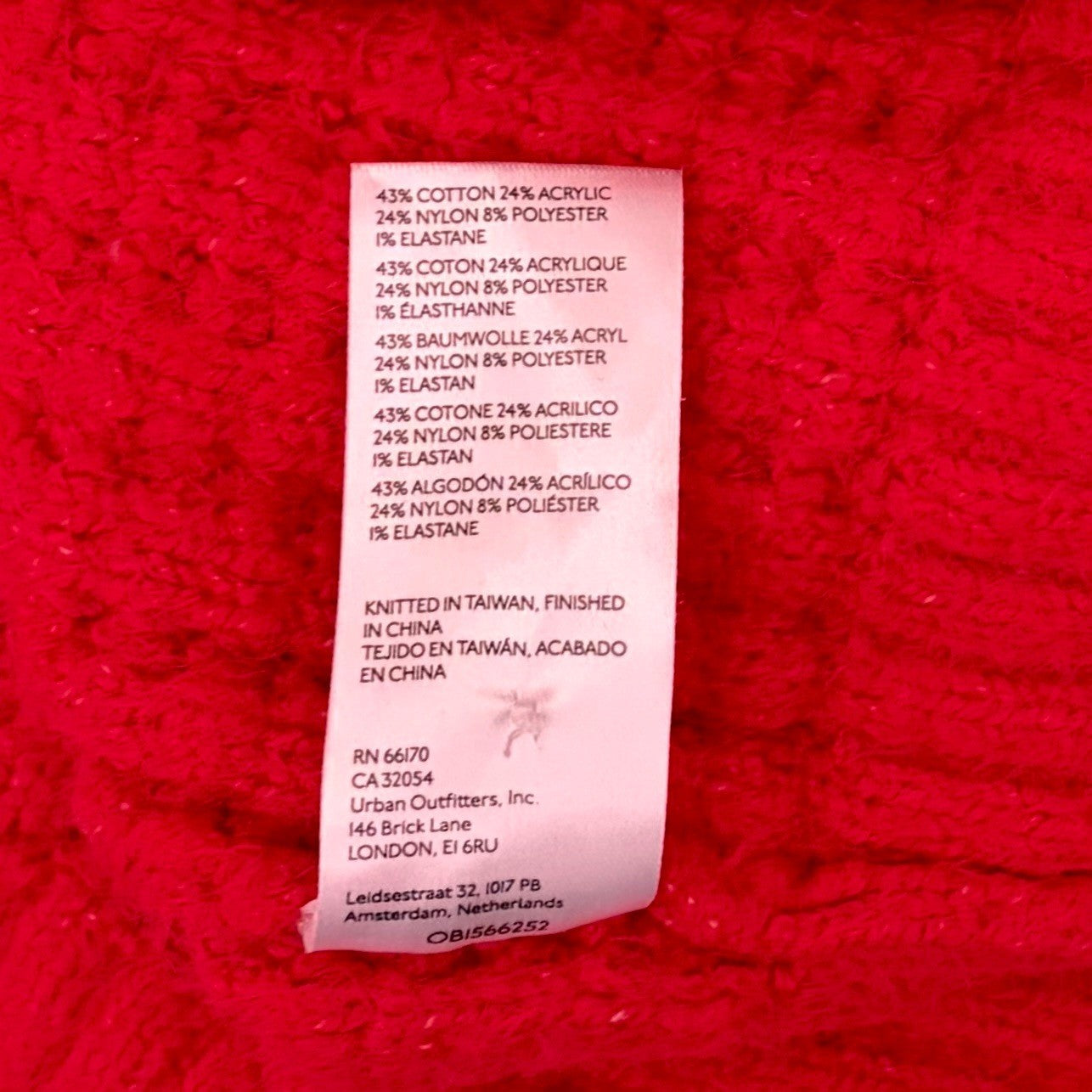 Anthropologie MAEVE Cowl Neck Pullover Sweater Knit Solid Red Turtleneck Small