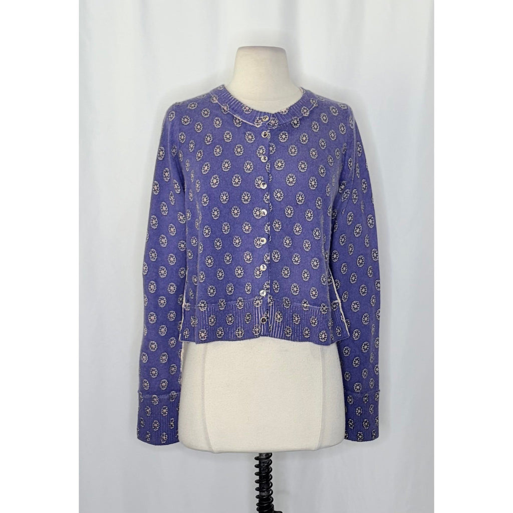 NWT!! FREE PEOPLE Nocturnal Patterned Cardigan Sweater Cardi Floral Small