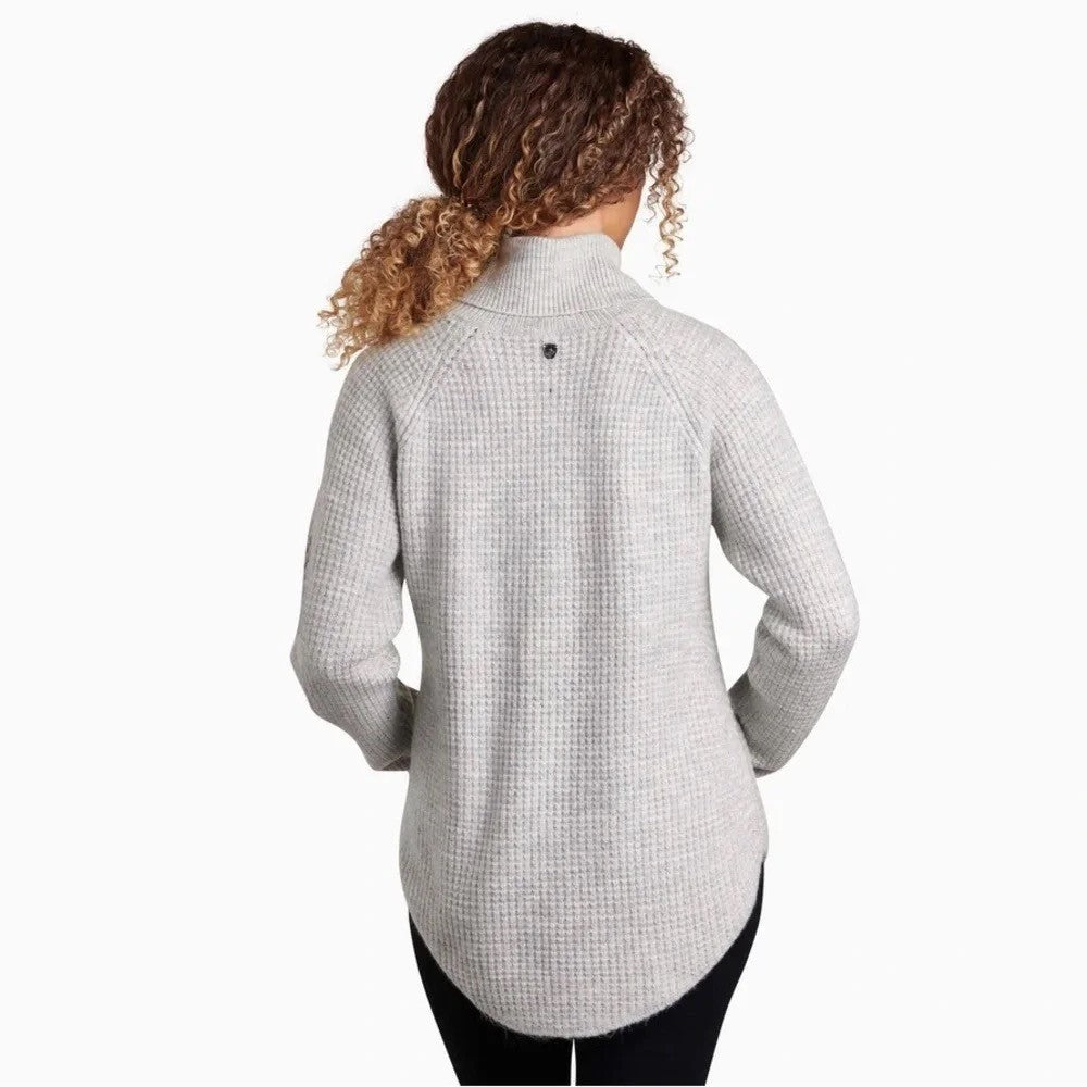 NWT!! KÜHL Sienna Sweater Turtleneck Cowl Pullover Ash Gray Knit Kuhl Medium