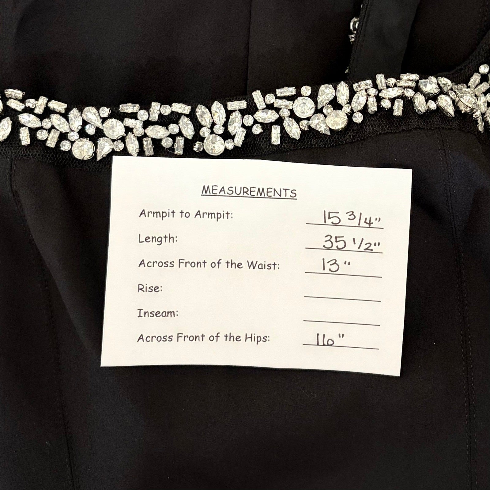 CAMILA COELHO Black Embellished Midi Sheath Dress Glam Solid Party Cocktails XS
