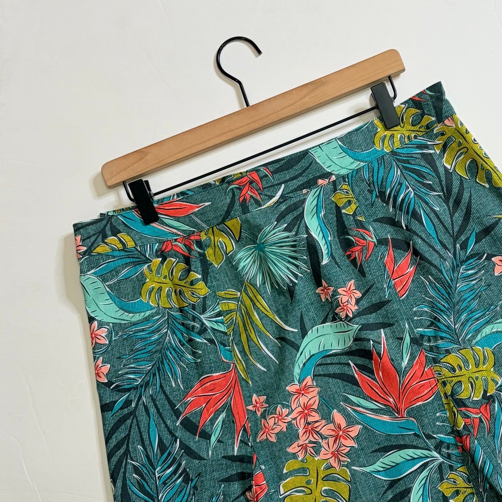 RIPSKIRT HAWAII Length 2 Tropical Floral Bali Jungle Wrap Rip Skirt Large