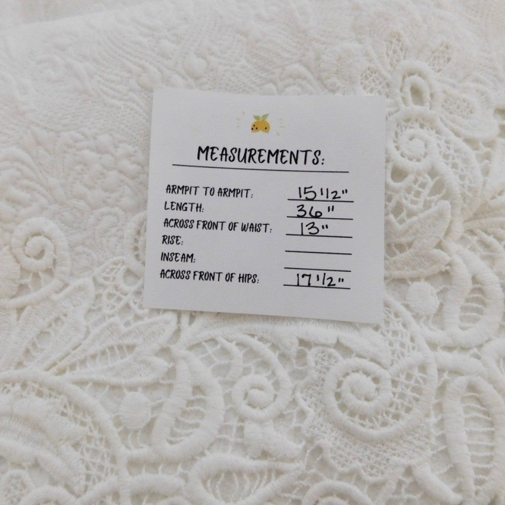 REBECCA TAYLOR Matelasse White Jacquard Lace Shift Dress Bridal Wedding Size 2