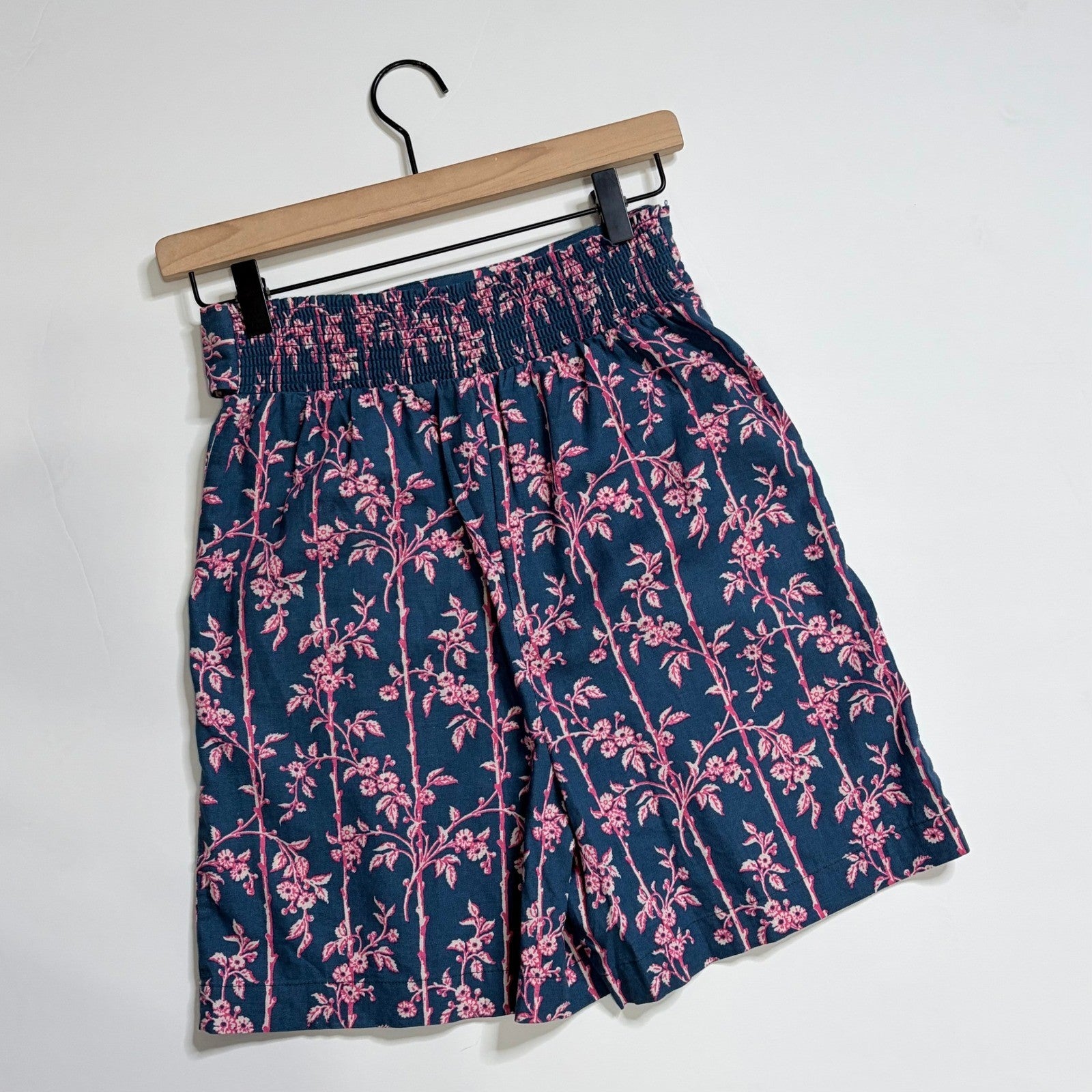 FREE PEOPLE Poolside Floral Shorts Pacific Ocean Summer Vacation Vacay X-Small