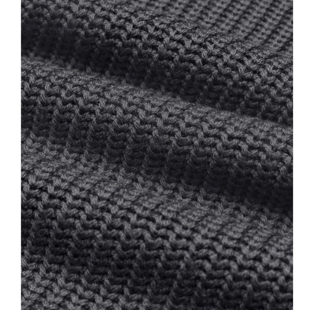 NEW!! Aritzia WILFRED Wool Shaker Knit Mock Neck Turtleneck Sweater Gray Small