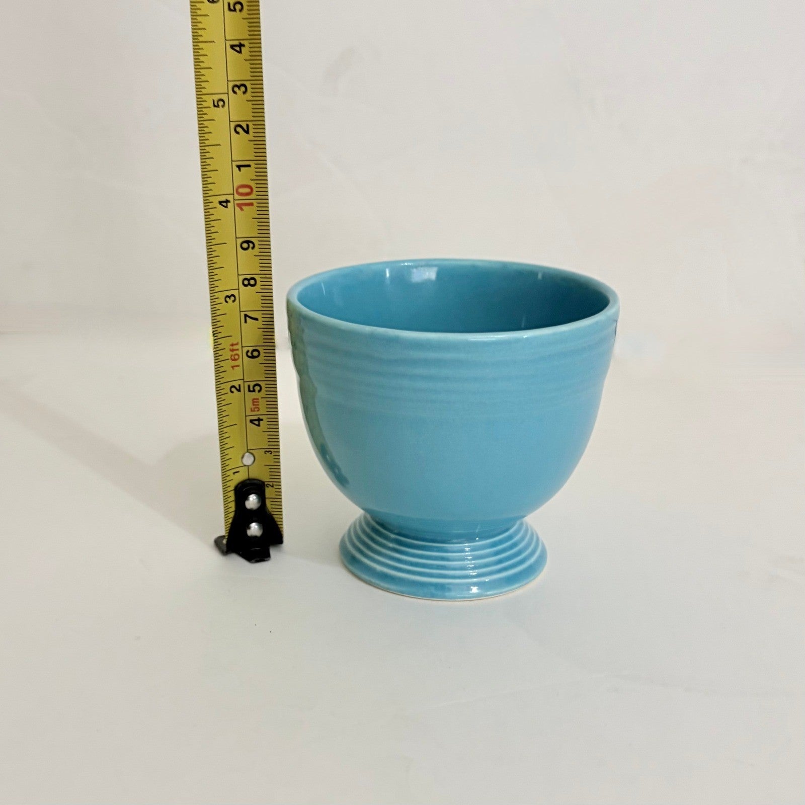 Vintage Homer Laughlin FIESTA Turquoise Egg Cup 3" Fiestaware Fiesta Ware USA
