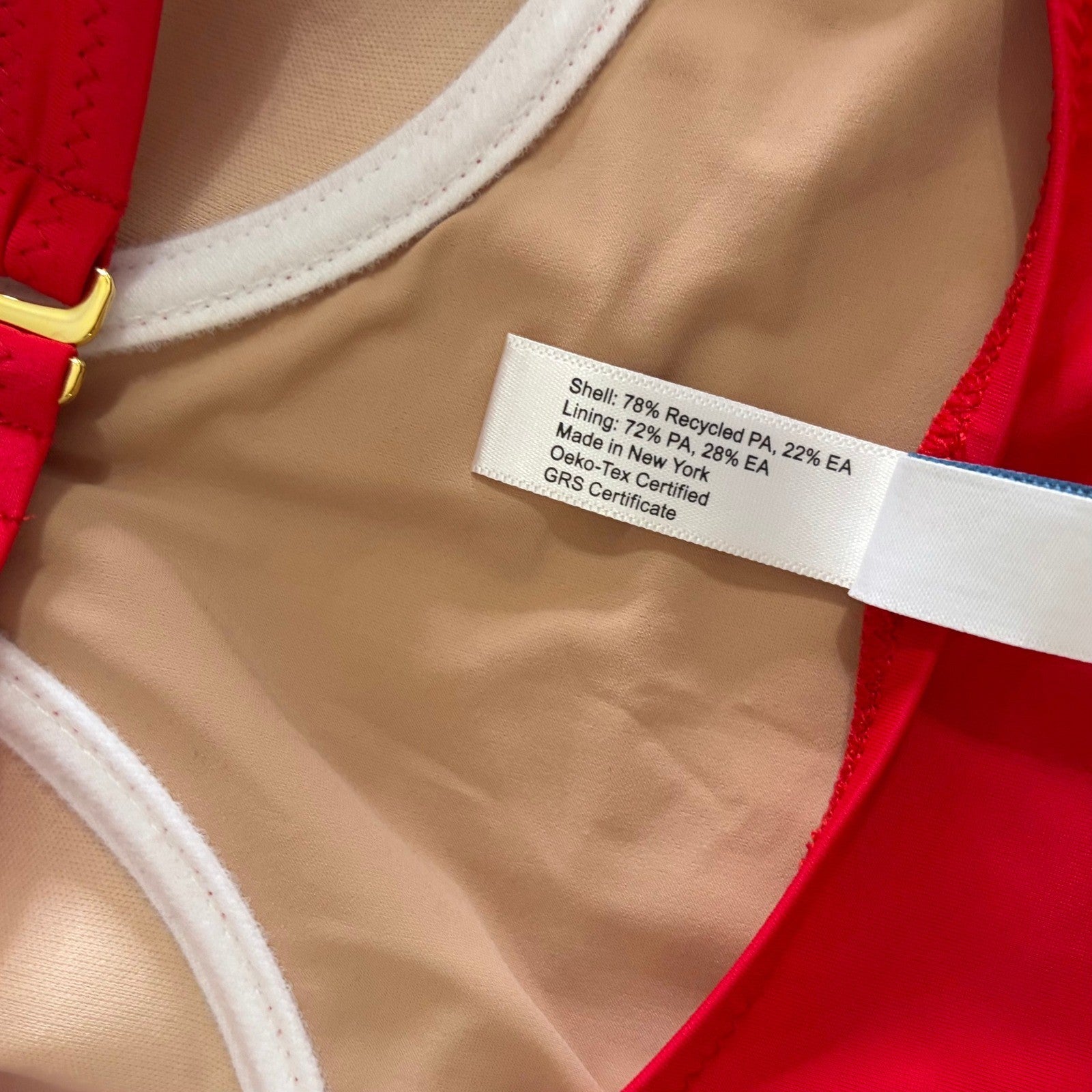 NWT!! FREE PEOPLE x Follow Suit Regina One-Piece Swimsuit Vermillion Red X-Large