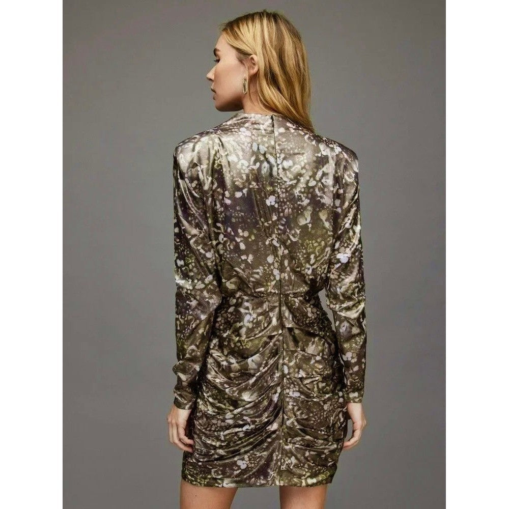 Revolve ALL SAINTS Lilliana Kettu Metallic Mini Dress Allsaints Party Size 4