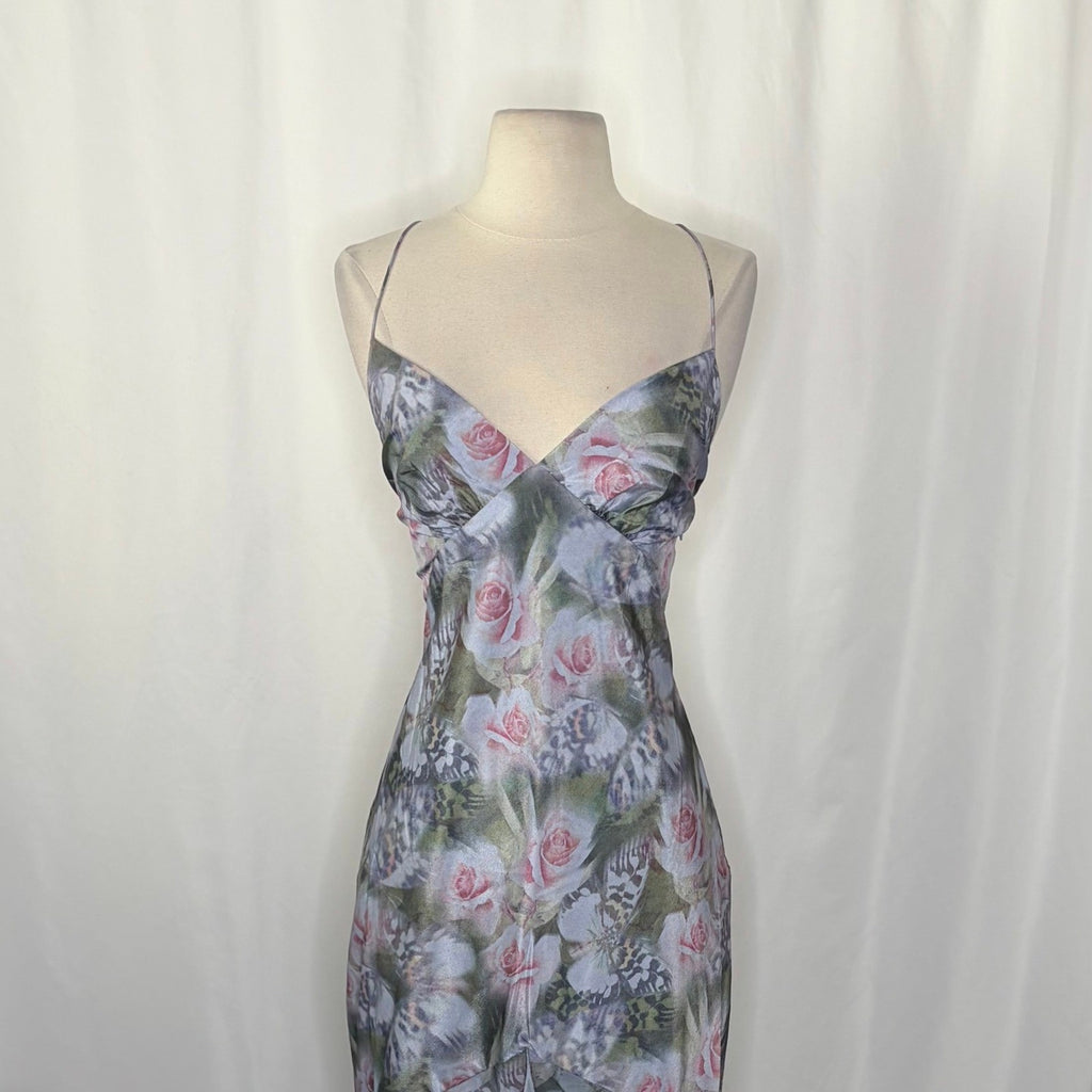 NWT!! Anthropologie FOR LOVE & LEMONS Elea Floral Ruffle Maxi Dress Medium