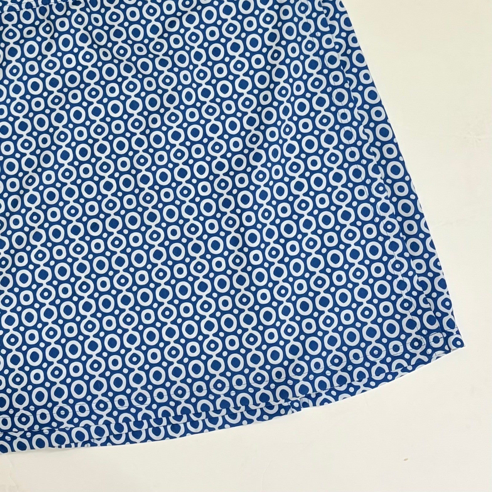 RIPSKIRT Hawaii Rip Skirt Length 2 Wrap Skirt Blue Dot Dot Dot Geometric Large