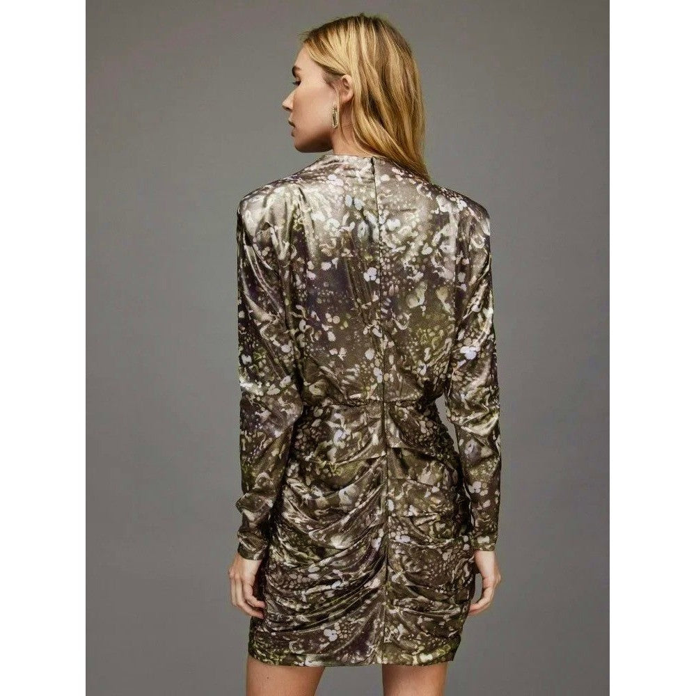 Revolve ALL SAINTS Lilliana Kettu Metallic Mini Dress Allsaints Party Size 4