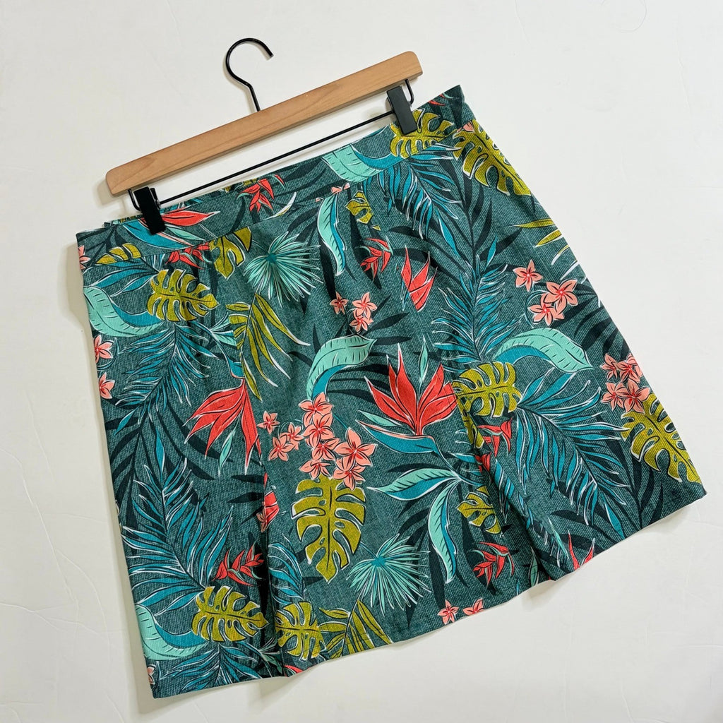 RIPSKIRT HAWAII Length 2 Tropical Floral Bali Jungle Wrap Rip Skirt Large