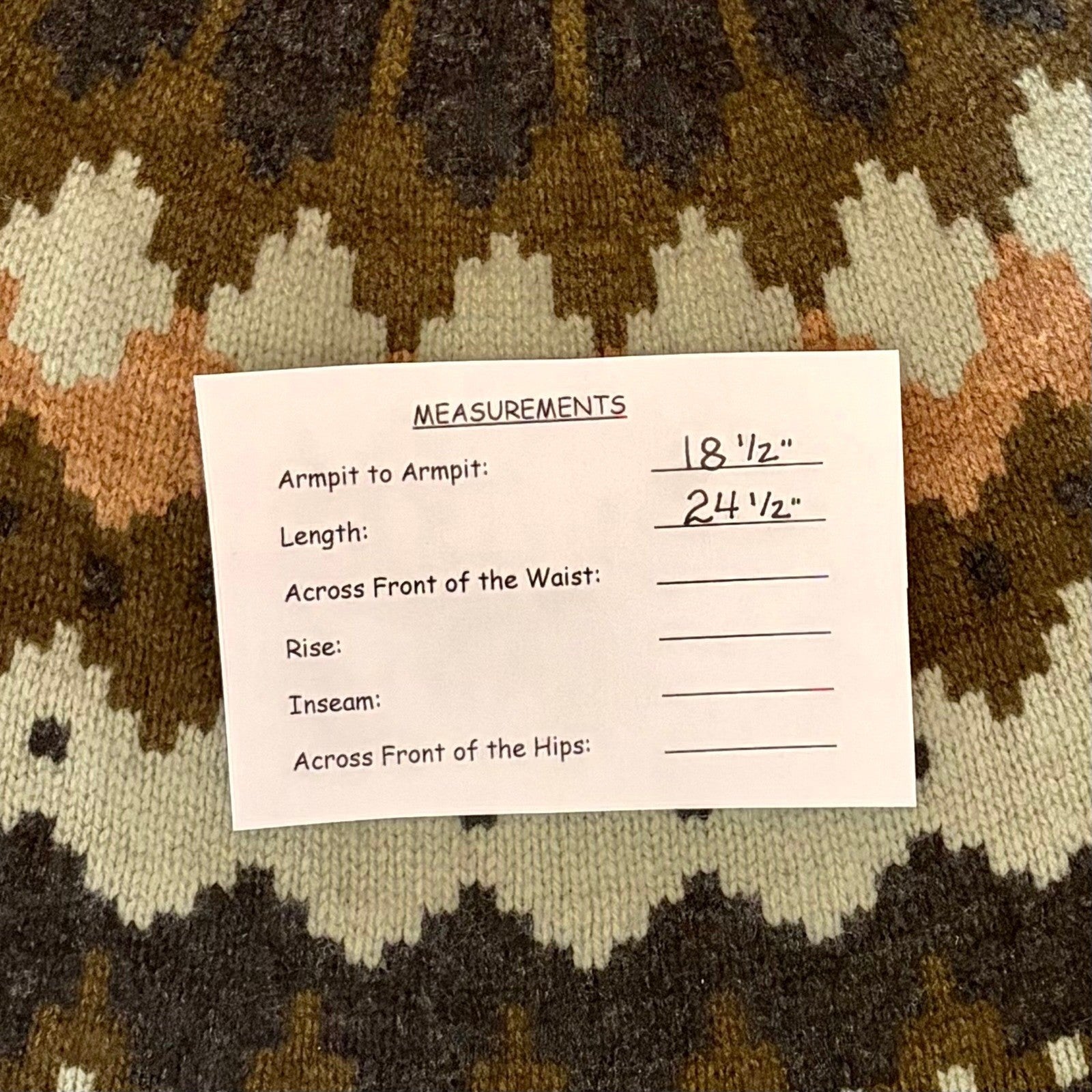 NWT!! ROYAL ROBBINS Rockcraft Merino Wool Fair Isle Crew Neck Sweater Small