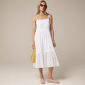 NWT!! J. CREW Sorrento Dress Cotton Voile Solid White Bridal Preppy XXS XX-Small