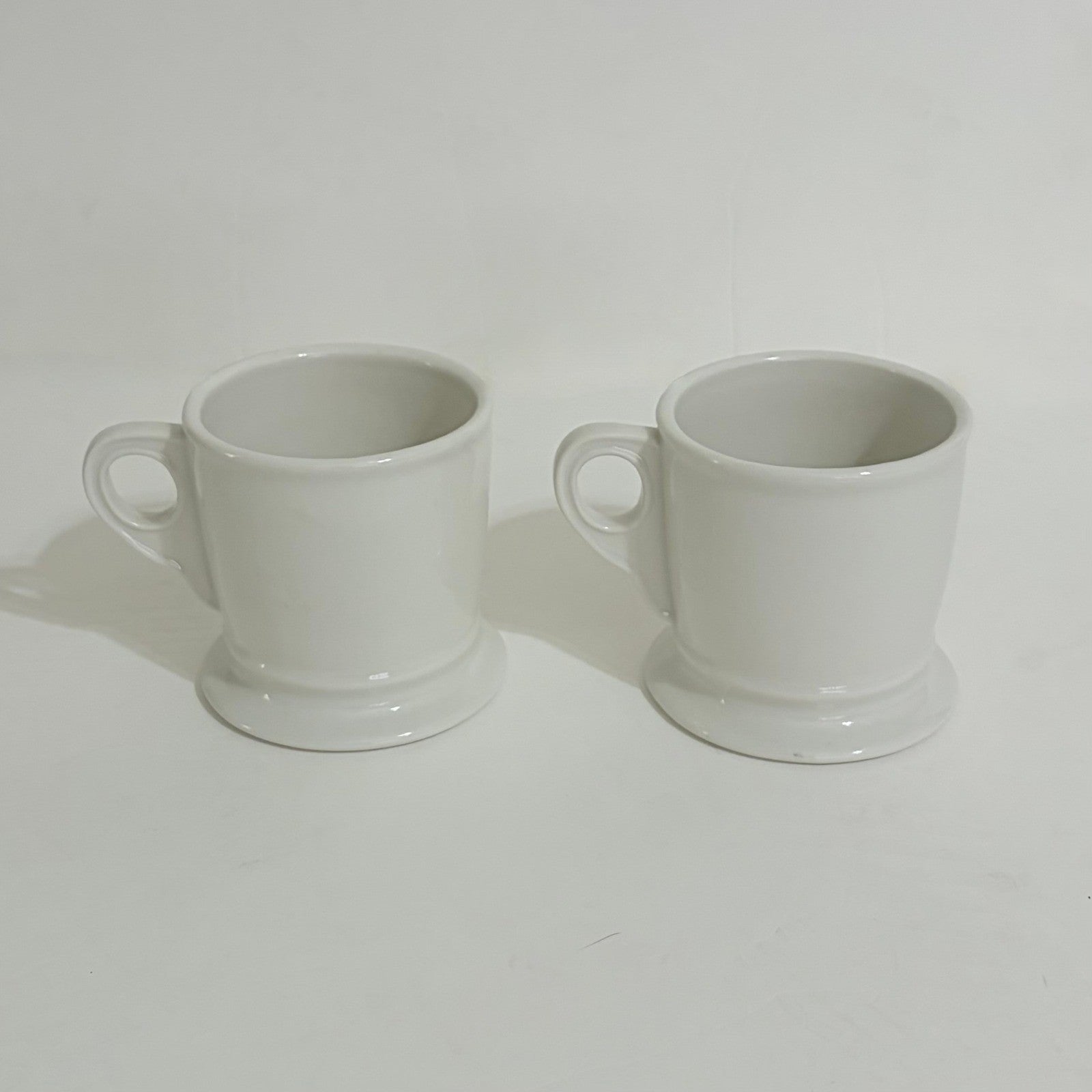 ANTHROPOLOGIE Set of Two 2 Letter "B" Monogram Mugs Coffee Tea Farmhouse B