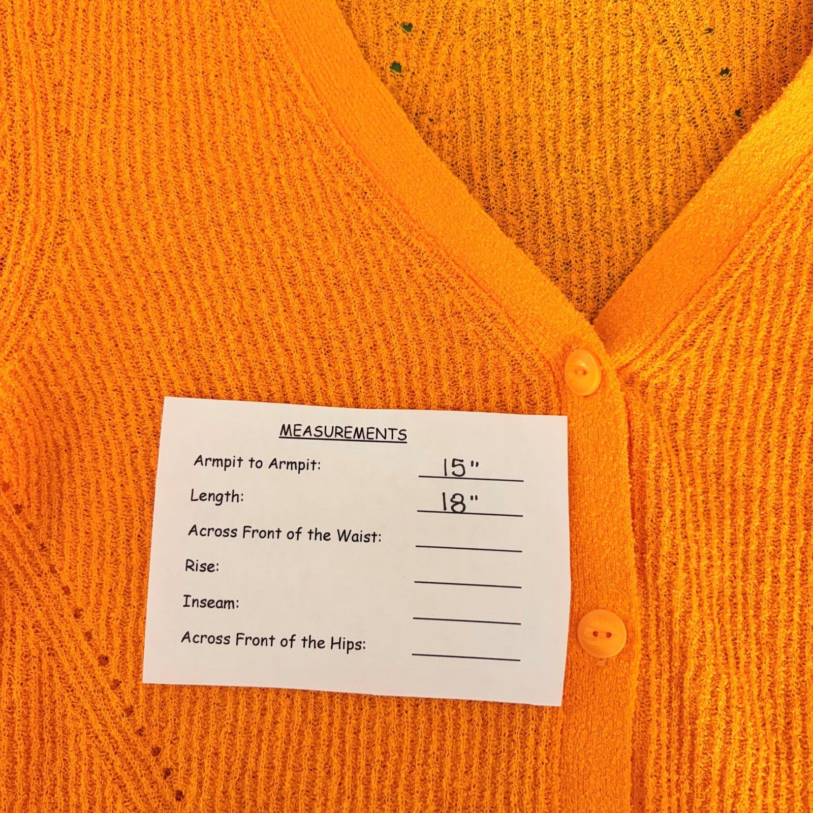 RAG & BONE Soleil Ribbed Cotton-Blend Cardigan Sweater Marigold Orange Small