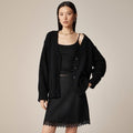 NWT!! J. CREW Marina V-Neck Cardigan Sweater Pockets Solid Black Preppy X-Small