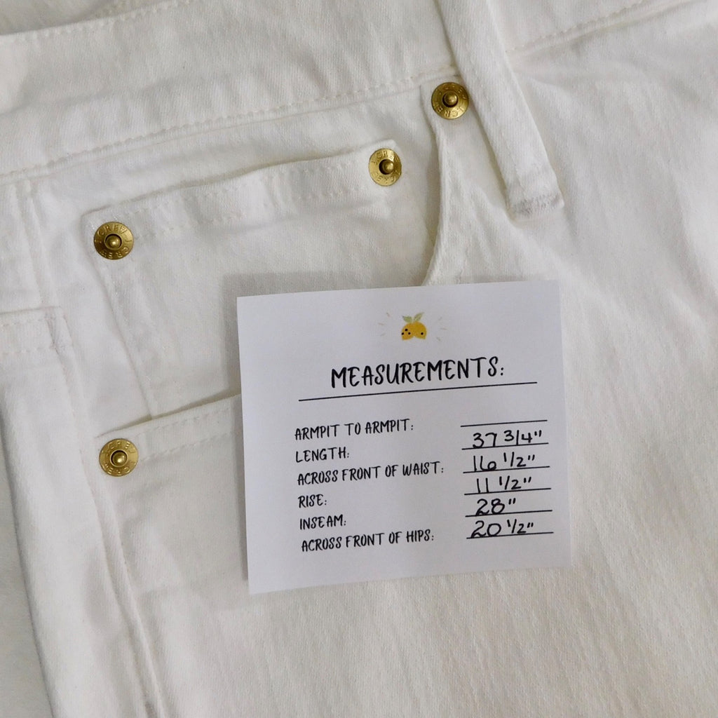 NWT!! J. CREW White Slim Jeans '03 2003 Stretch Solid White High Rise Size 31