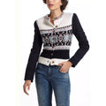 NWT!! Anthropologie ELEVENSES Buckhaven Fairisle Sweater Cardigan Jacket Size 12