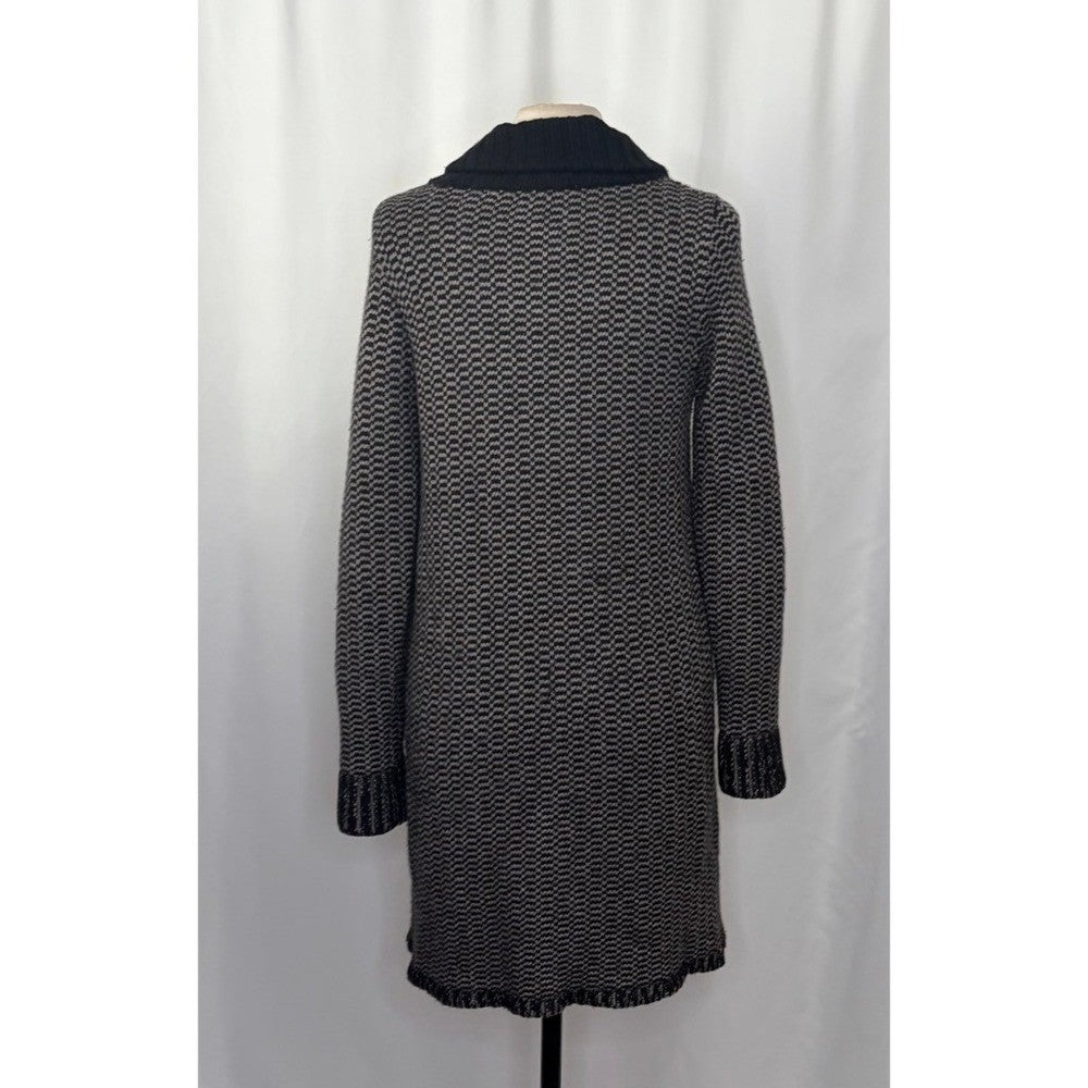 MARGARET O'LEARY Angora Cashmere Wool Long cardigan Sweater Jacket Medium