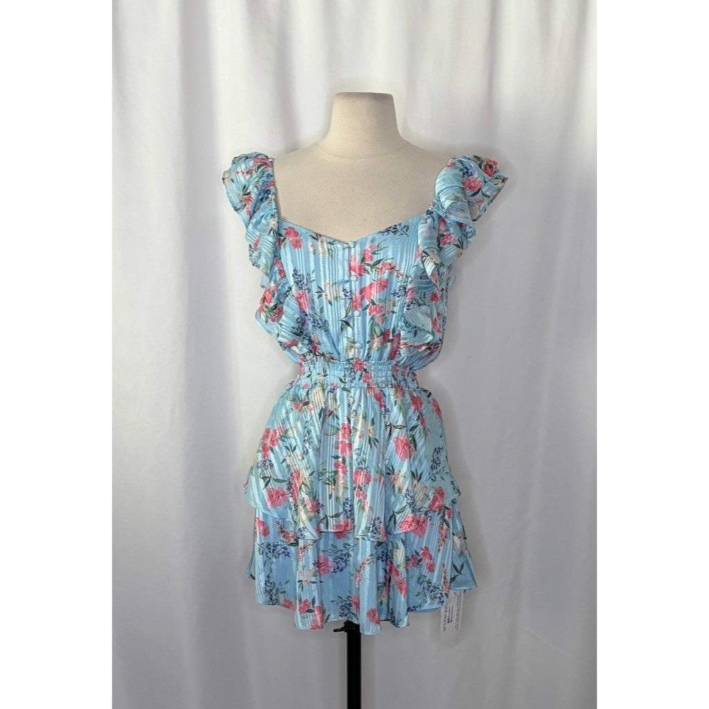 NWT!! Revolve YUMI KIM Eden Dress Floral Mulberry Angel Mini Party X-Small