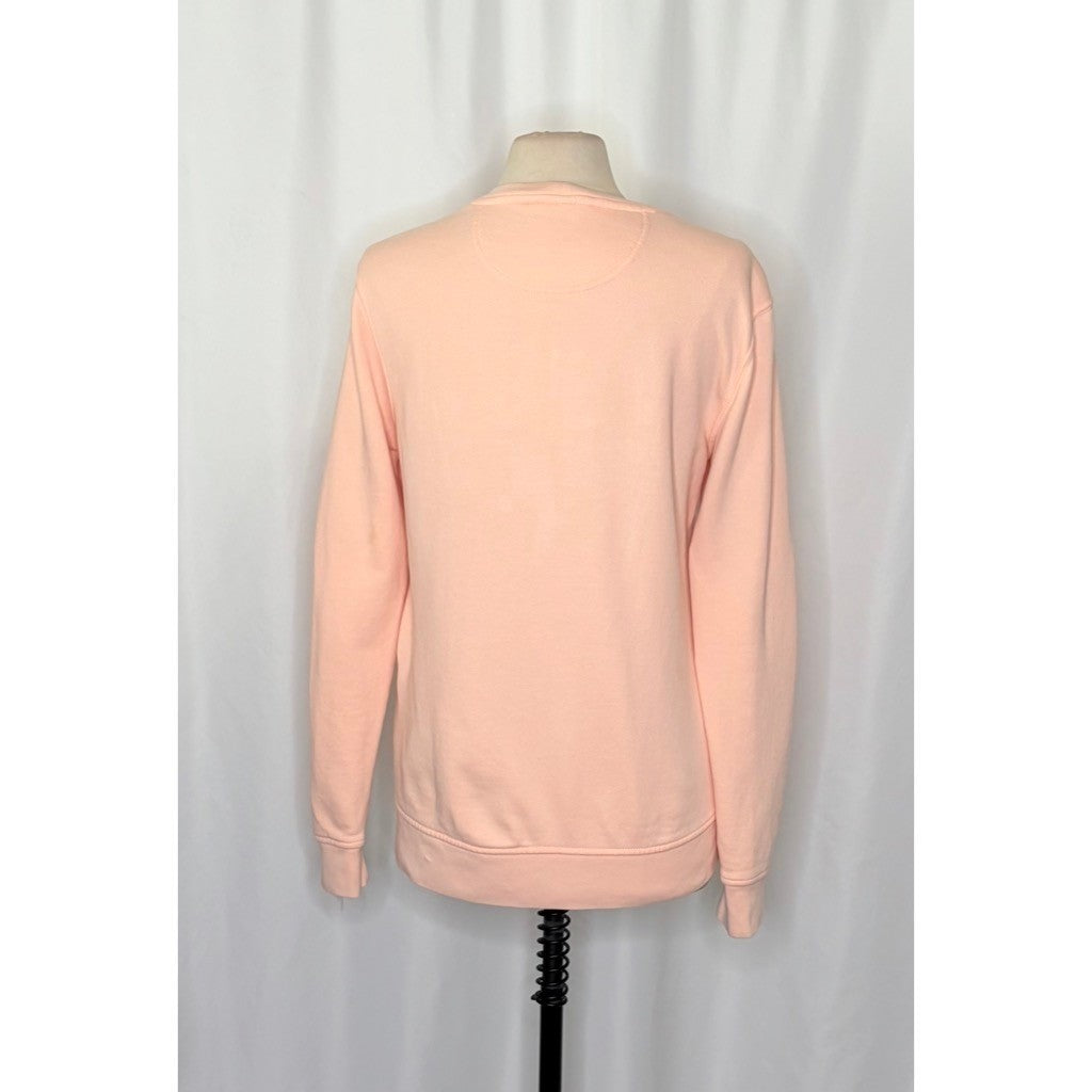 CARHARTT Relaxed Fit Sweatshirt Solid Light Peach Pink Pullover Crewneck Small