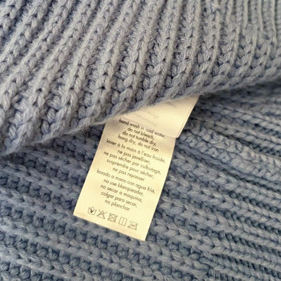 Revolve WEWOREWHAT Oversized Cardigan Sweater Chunky Knit Storm One Size