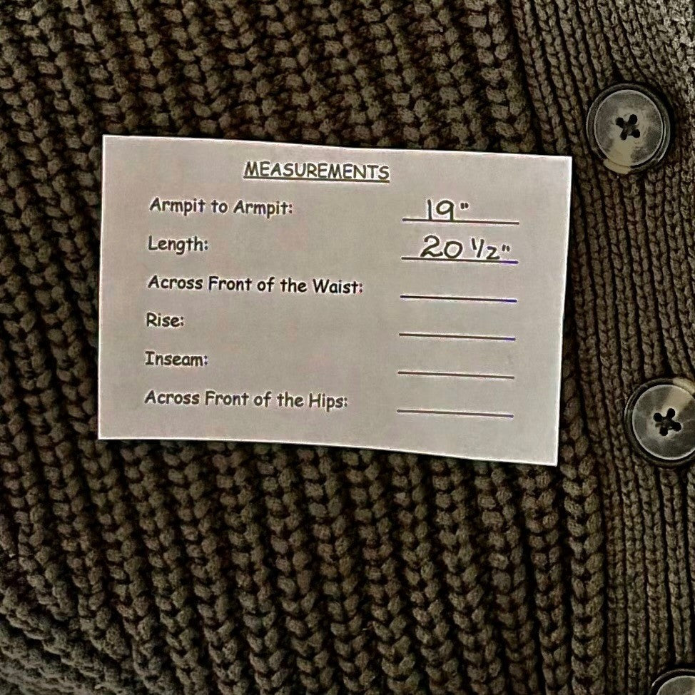 EVERLANE The Texture Cotton Cardigan Sweater Raglan Kambaba Green Knitwear Small
