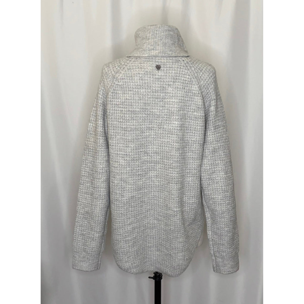 NWT!! KÜHL Sienna Sweater Turtleneck Cowl Pullover Ash Gray Knit Kuhl Medium