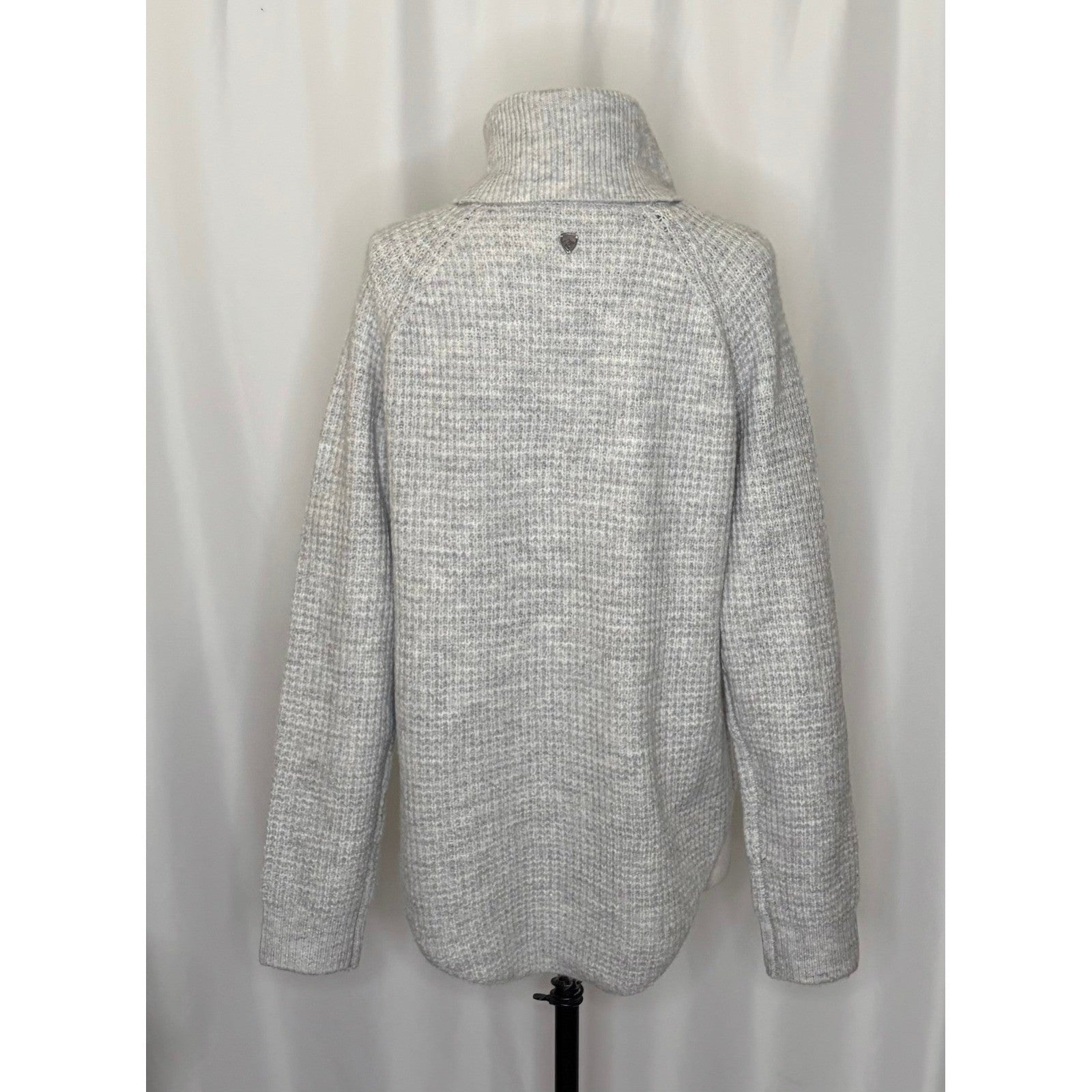 NWT!! KÜHL Sienna Sweater Turtleneck Cowl Pullover Ash Gray Knit Kuhl Medium