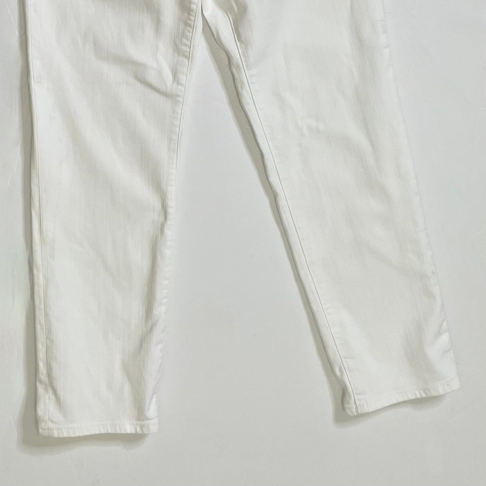 NWT!! J. CREW White Slim Jeans '03 2003 Stretch Solid White High Rise Size 29