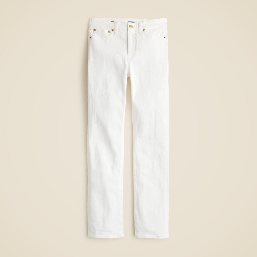 NWT!! J. CREW Tall Slim Straight '96 Retro Denim Jeans Solid White 31 Tall 31T