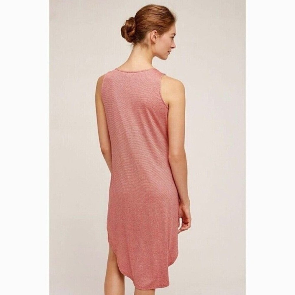 NWT!! Anthropologie DOLAN Tie Front Dress Stripe Resort Vacation Medium Petite