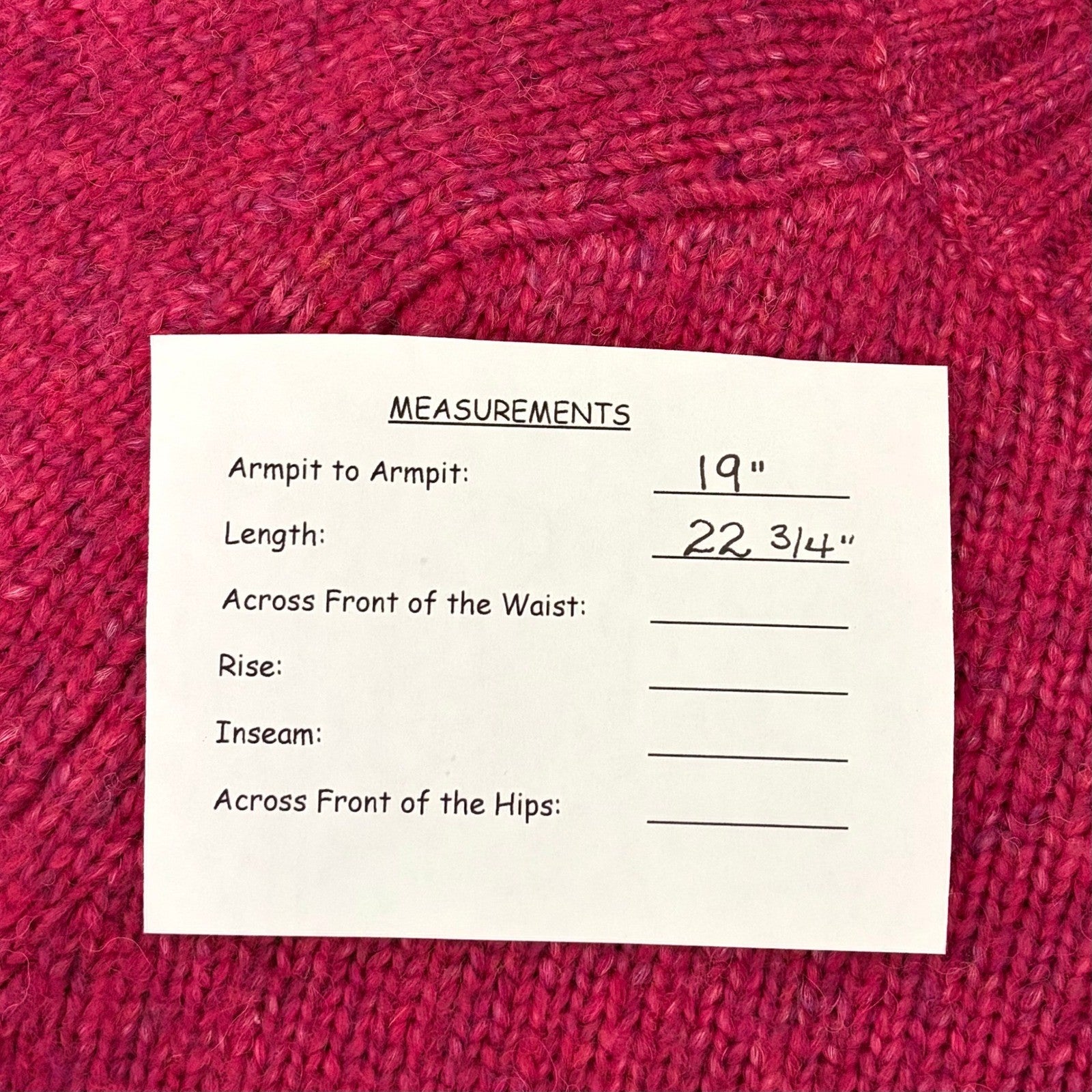 J. CREW Alpaca Blend Crewneck Sweater Pink Merino Wool Heathered Fuchsia Medium