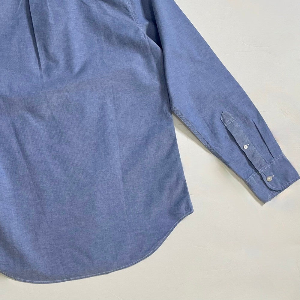 NWT!! J. CREW Broken-In Organic Cotton Oxford Shirt Buttondown Raincoat Blue XS