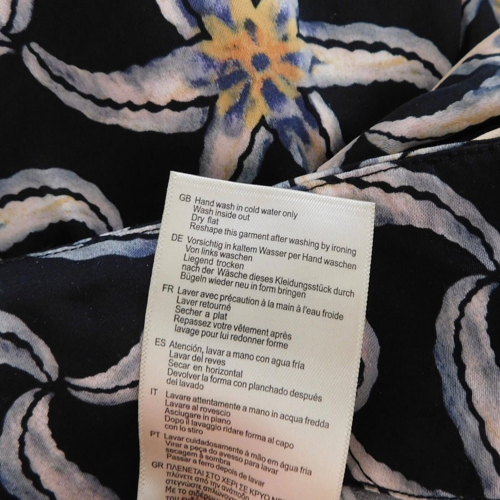 SCOTCH & SODA Maison Scotch Black Starfish Sun Ray Printed Belted Shorts Large