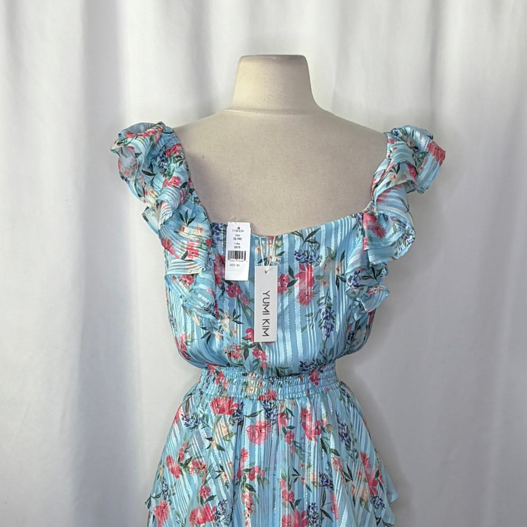 NWT!! Revolve YUMI KIM Eden Dress Floral Mulberry Angel Mini Party X-Small