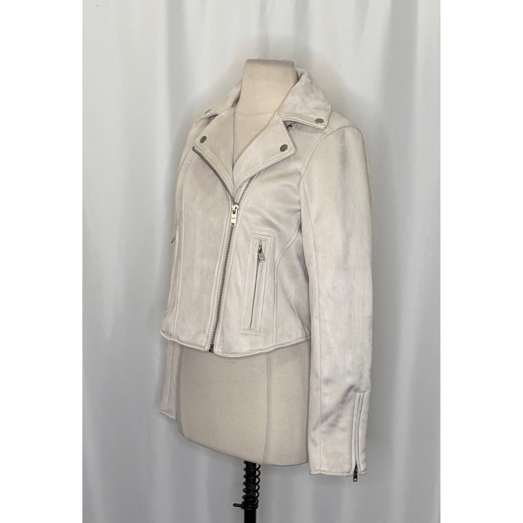 NWT!! ABERCROMBIE & FITCH Vegan Suede Moto Jacket