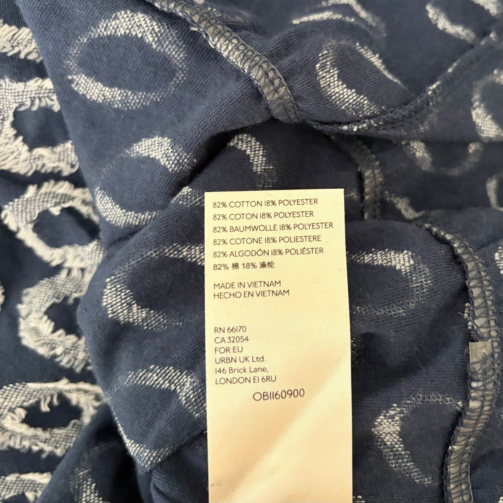 NWT!! Anthropologie MAEVE Lisanne Textured Tunic Tiered Dress Blue White X-Small