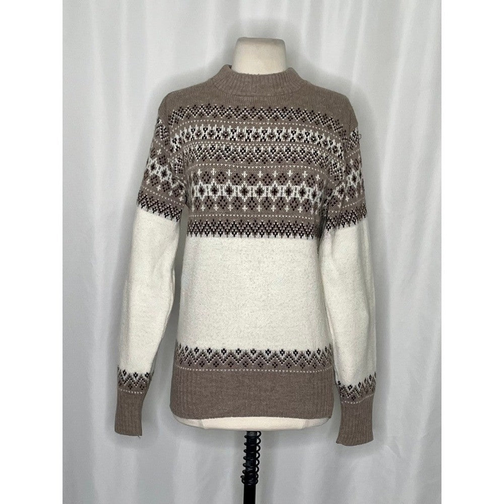 Vintage ROBERT BRUCE Scandinavian Fair Isle Sweater Paul Mage Fairisle Medium
