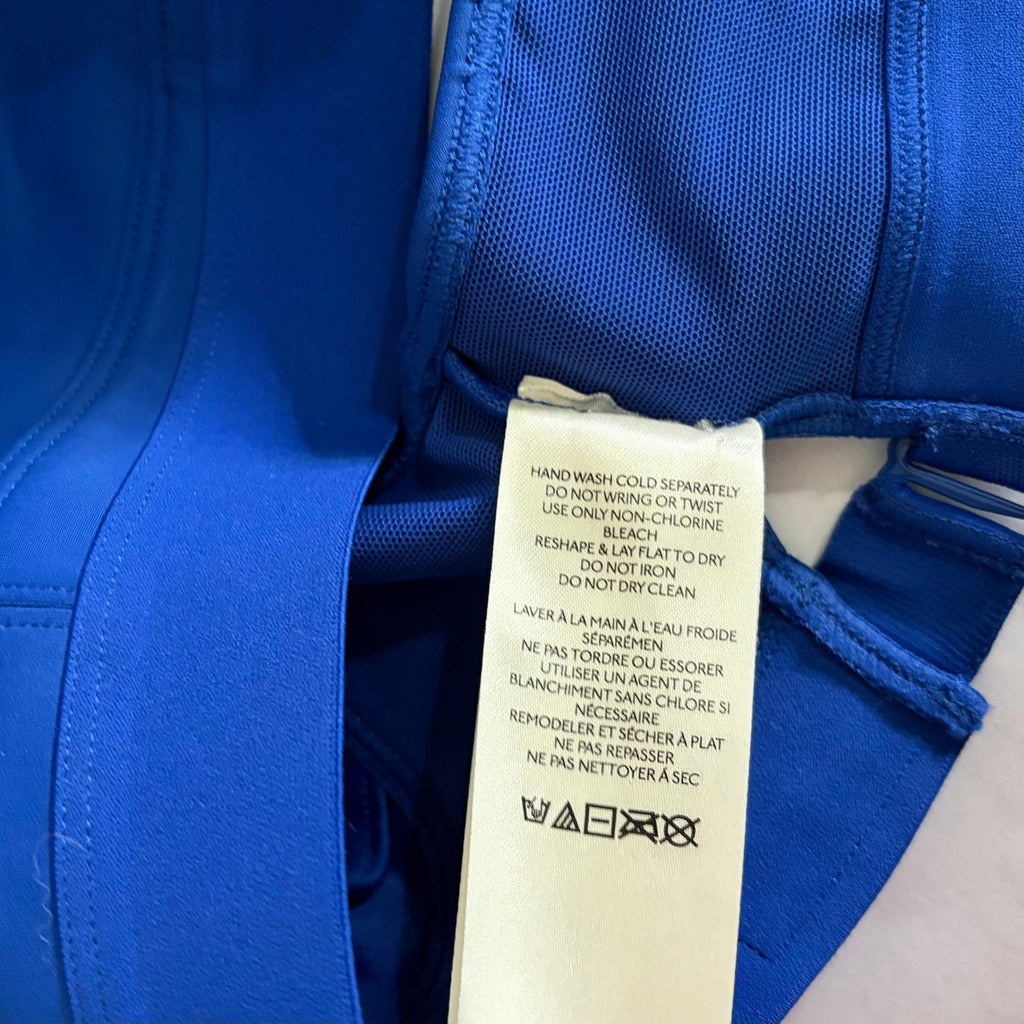 FREE PEOPLE Movement Make A Move Blue Sports Bra Athletic Activewear Medium