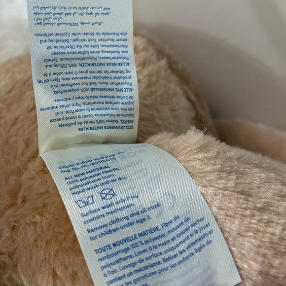 NWT!! BUILD A BEAR Pawlette Bunny Rabbit Plush Stuffed Toy Easter Basket Gift