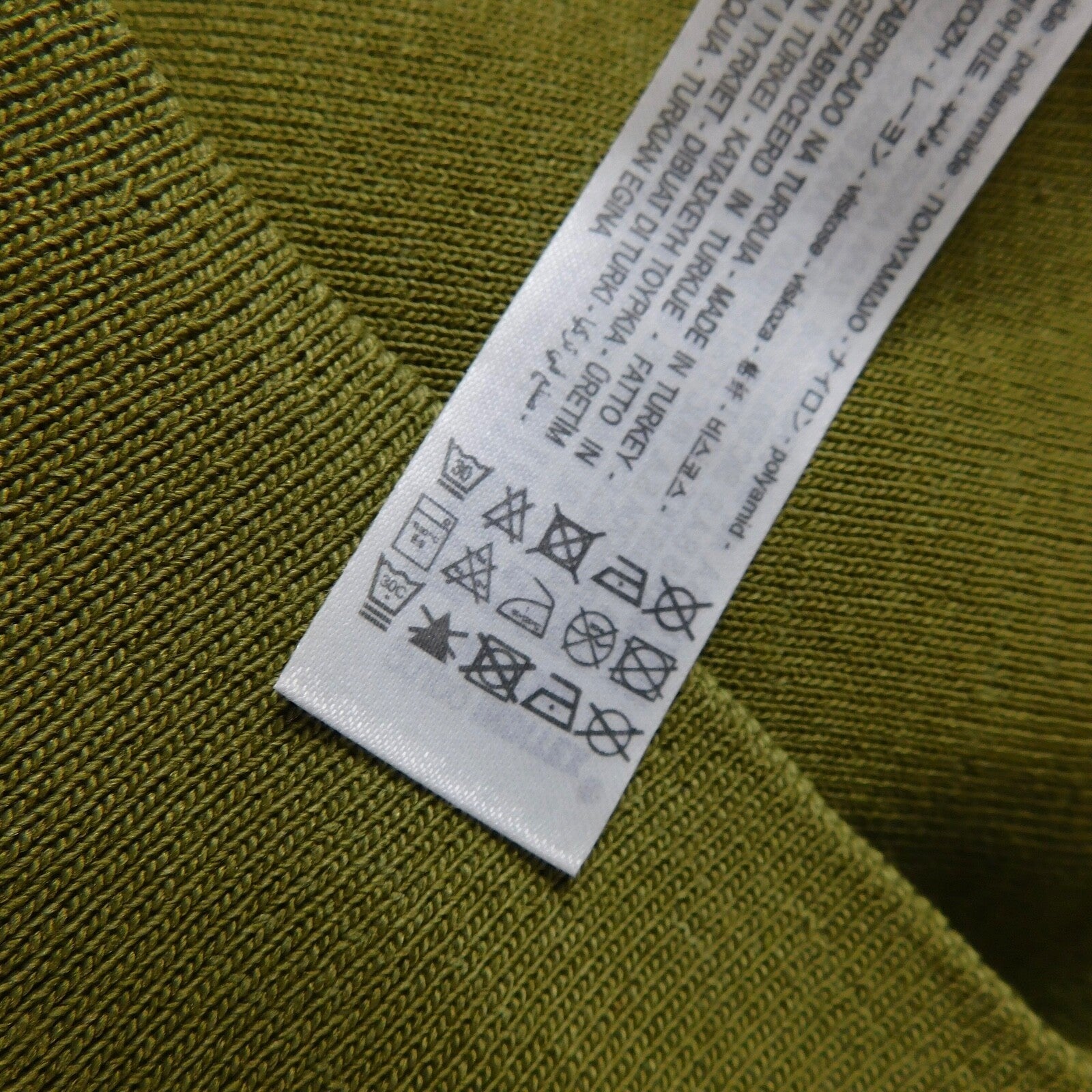 ZARA Squared Mini Babydoll Dress Puff Sleeves Solid Olive Green Knit Small