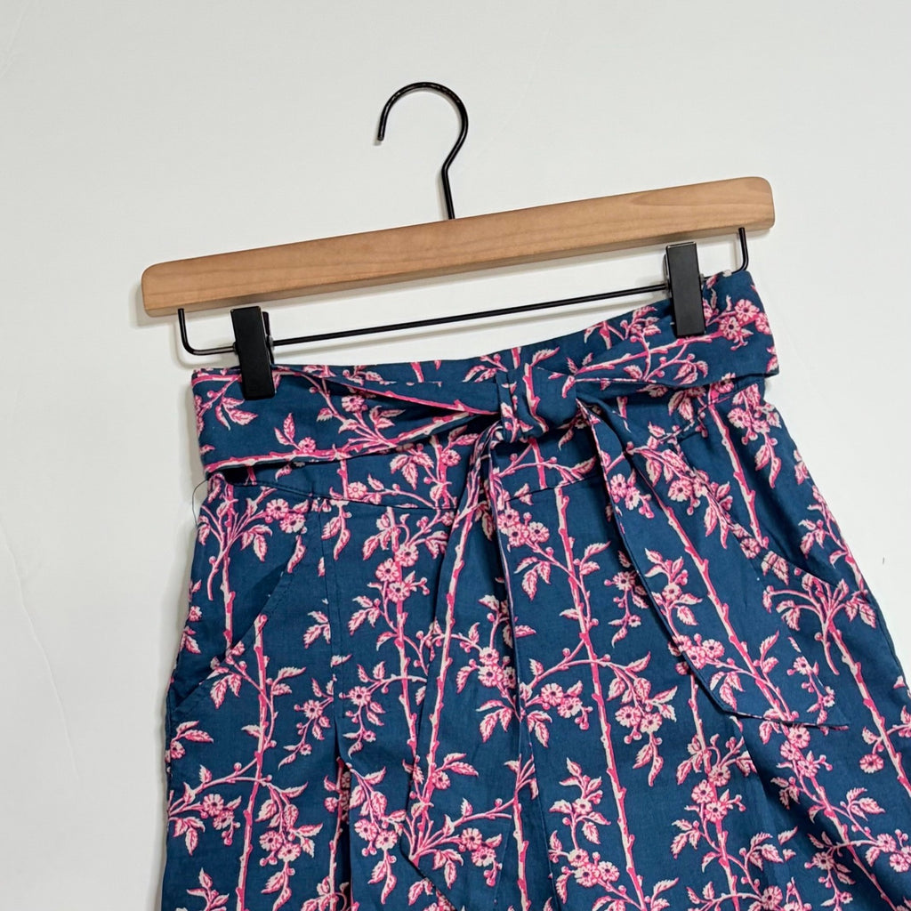 FREE PEOPLE Poolside Floral Shorts Pacific Ocean Summer Vacation Vacay X-Small
