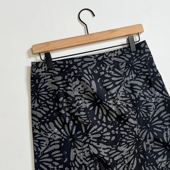 RIPSKIRT Hawaii Length 2 Wrap Skirt Rip Skirt Gray Shibori Butterfly Small