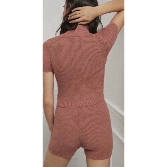 Anthropologie SATURDAY SUNDAY Siobhan Sweater Shorts Lounge Set X-Small
