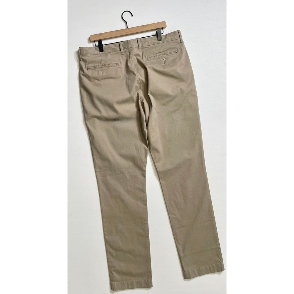 NWT!! J. CREW 1040 Athletic Tapered Fit Stretch Chino Pants Khaki Brown 36 x 34